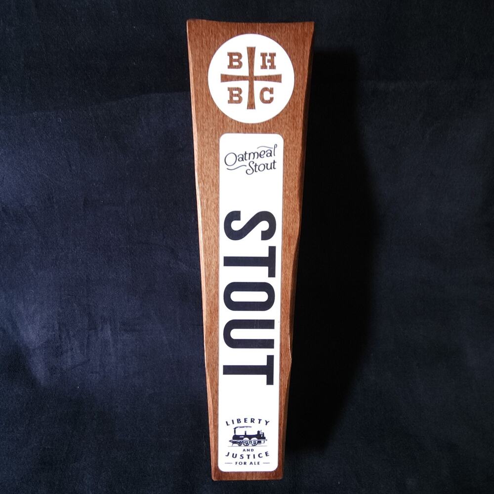 Barrelhouse Brewing Co Liberty Justice For Ale Oatmeal Stout Beer Tap Bar Handle
